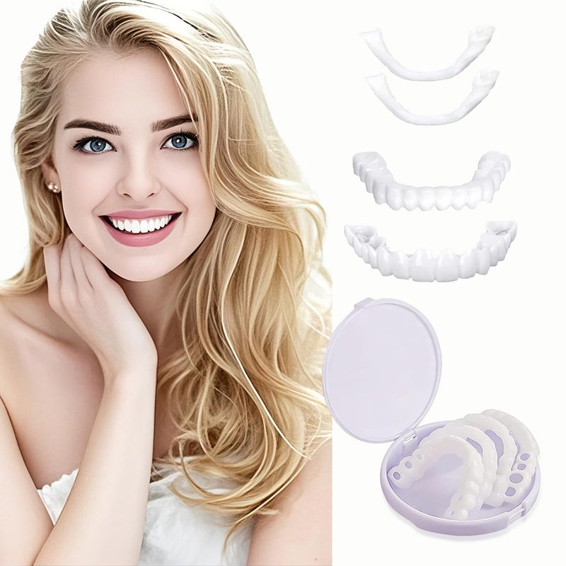 [Australia] - Temporary Veneers Kit for Women and Men, Tooth Replacement Kit, Nature and Comfortable (1 Count (Pack of 1), Natural)-0A01 