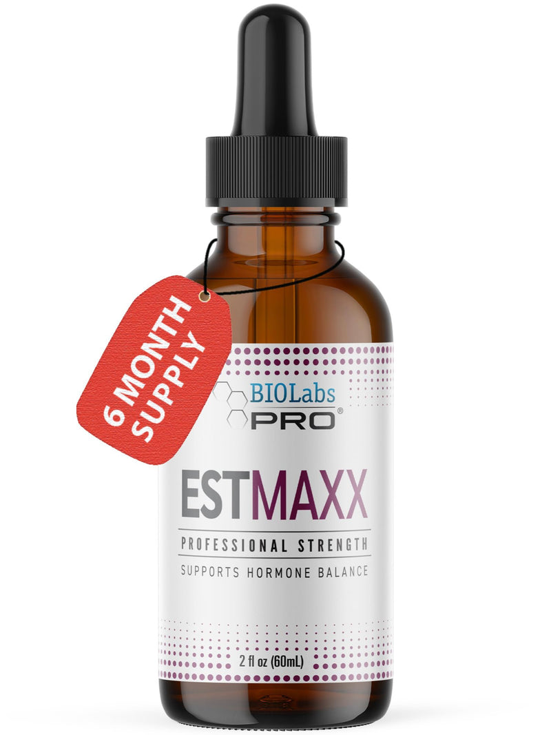BIOLABS PRO Estri Oil, Bioidentical Natural E3 Solution, Six Month Supply | 5mg Per Dose, Topical, 2oz