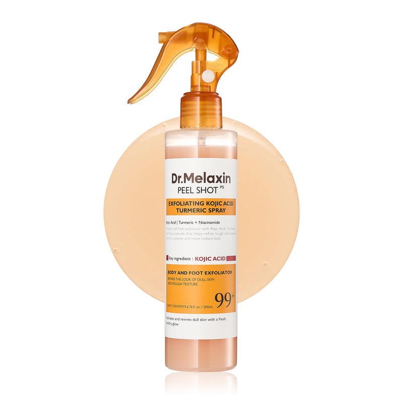 [Australia] - Body Peel Shot Spray Face Peeling Kojic Acid Turmeric Spray 200ml 