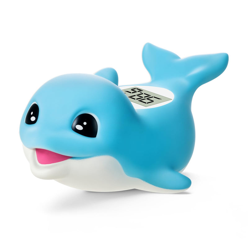[Australia] - Baby Bath Thermometer for Newborn ‚Äì Digital Bathtub Water Temperature Thermometer ‚Äì Floating Dolphin Bath Toy, ¬∞C/¬∞F Display, Waterproof & BPA-Free 
