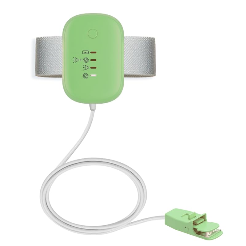 [Australia] - Bedwetting Alarm for Boys Girls, Night Time Potty Training Alarm Whit 3 Working Modes, Highly Sensitive Moisture Sensor, USB Rechargeable ‚Äì Stop Bedwetting Fast (Green) Green 