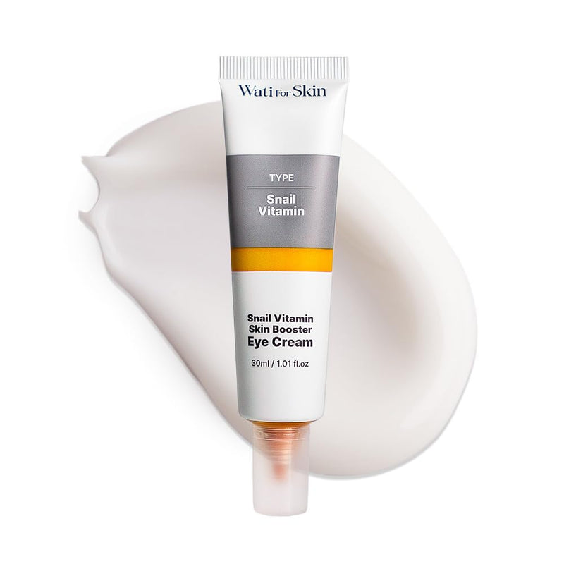 Snail Vitamin Skin Booster Eye Cream – Firming & Hydration for Delicate Eye Area – Vitamin-Enriched, Soothing, and Moisture-Locking Care, Korean Skin Care (30ml / 1.01 Fl Oz) Sanil Vitamin Skin Booster
