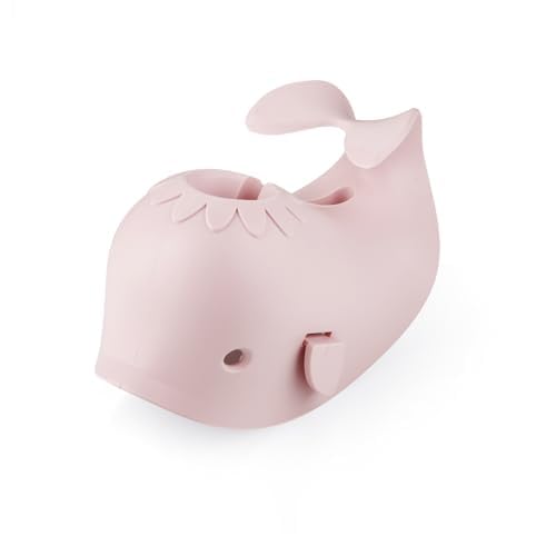 [Australia] - PandaEar Bath Spout Cover, Baby Bathtub Faucet Cover, Baby Shower Protector Cover for Kids Toddlers, Universal Fit -Whale (BabyPink) 