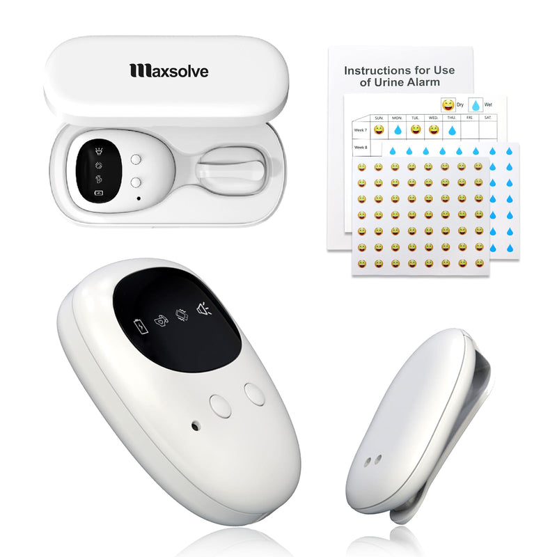 [Australia] - New Wireless Bed Wetting Alarm for Boys and Girls, USB-C Rechargeable Bedwetting Alarm with 3 Working Modes, Bed Wetting Solutions for Kids, Elderly, Night Time Potty Training for Kid 