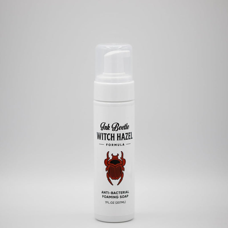 [Australia] - Witch Hazel Anti-Bacterial Foaming Soap, For Tattoos and Piercings, Premium Tattoo Care, 7 Fl Oz (207ml) 