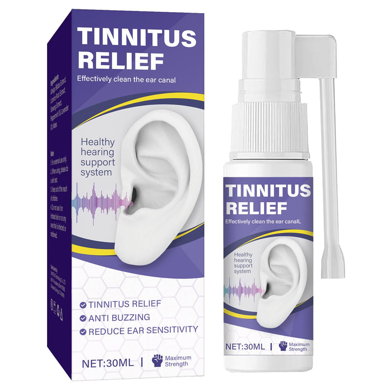 [Australia] - Tinnitus Relief-for-Ringing Ears, Tinnitus Treatment Spray, Reduce Ear Noise & Improve Hearing, Effective Reduce Ear Ringing Pruple 