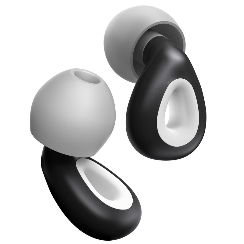 [Australia] - Ear Plugs for Sleeping Noise Cancelling,Soft Silicone Reusable Ear Plugs for Noise Reduction(24dB),High-Fidelity Hearing Protection,Customizable Fit for Sleep,Deep Focus,Concerts & Travel 1 Count (Pack of 1) Black 