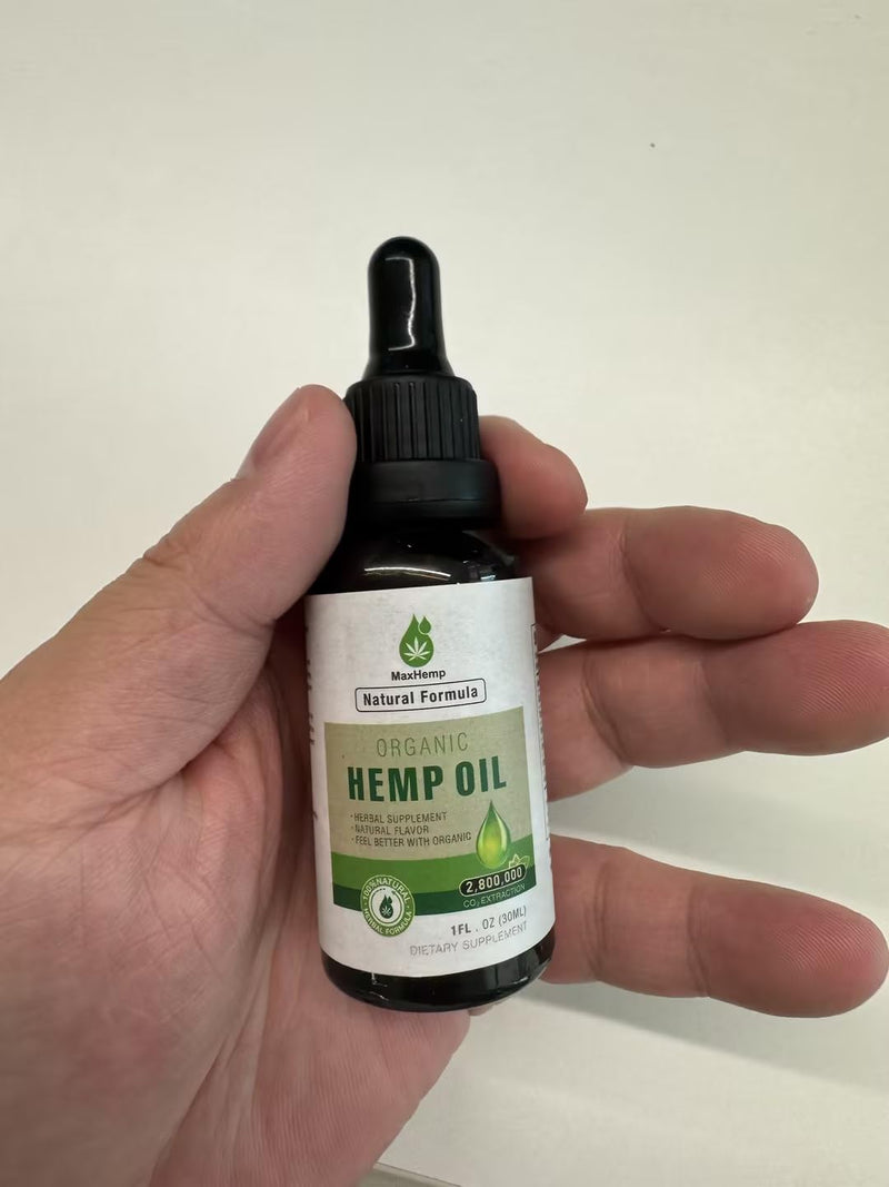 2 Pack Hemp Oil Organic Premium- 100% Natural Hemp Drops Tincture - Hemp Oils with Vegan, Non-GMO Grown