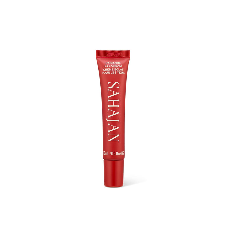 Sahajan Radiance Eye Cream, Niacinamide & Vitamin C, 0.5 fl oz | Ayurvedic brightening eye cream with adaptogens, visibly firms and reduces the look of puffiness and dark circles