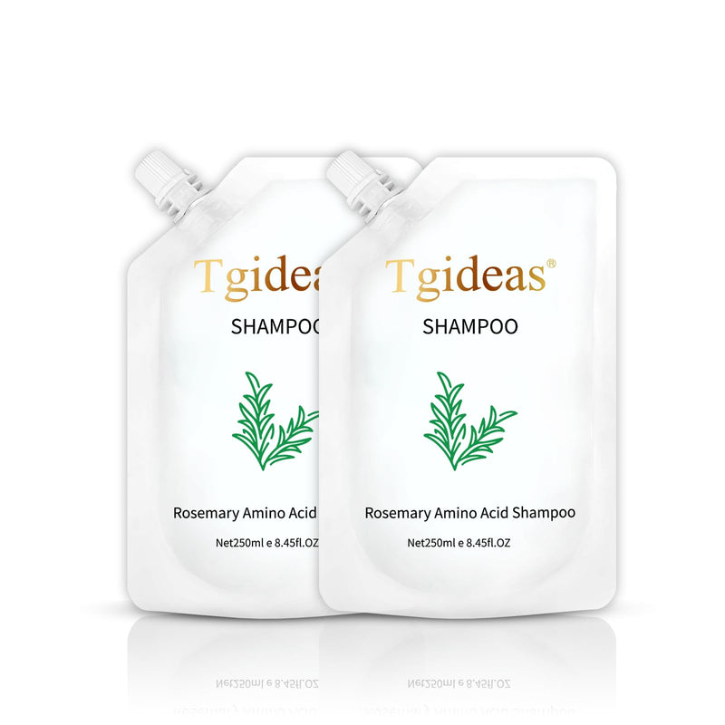 Rosemary Amino Acid Shampoo for Thinning Hair&Fuller Volume 2 Pack | Strengthening Formula with Zinc PCA&Hydrolyzed Silk Helps Nourish Scalp,Reduce Breakage and Create Thicker-Looking,8.45floz*2