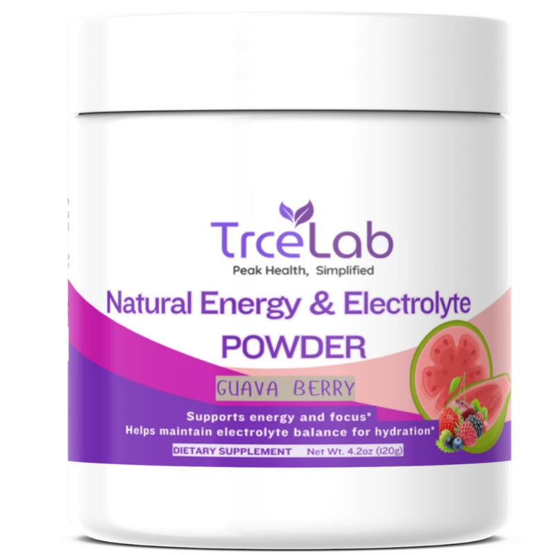Guava Energy Powder - Natural Caffeine Powder with L-Theanine, Methylcobalamin, Folate, Niacin, Riboflavin, B6 - Clean Energy Drink Powder for Women - Pre Workout with Green Tea Extract 1
