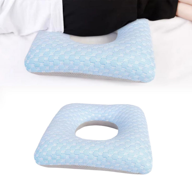 Pressure Ulcer Cushions,Anti Bedsore Cushions,Anti-Decubitus Pad,Medical Donut Pillow for Hemorrhoids,After Surgery,Pregnancy,Seniors,Light Blue Light Blue
