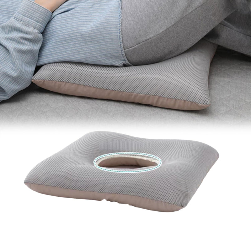 [Australia] - Pressure Ulcer Cushion,Bed Sore Cushions,Donut Pillow for Bed sores,Soft,Breathable and Pressure Relief Sciatica Pillow Anti-Decubitus Pad for Seniors,Pregnant and Post-Surgery Brown Small 