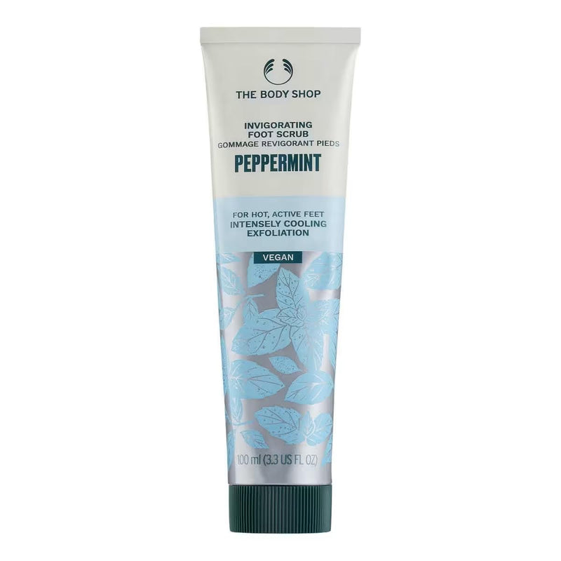 [Australia] - The Body Shop Peppermint Invigorating Foot Scrub, Exfoliating Treatment, 3.3 Fl Oz 