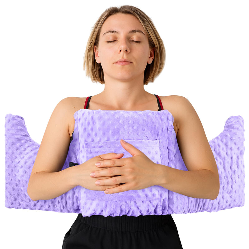 [Australia] - Geelin Post Mastectomy Pillow Breast Surgery Essential Heart Surgery Breast Reduction Augmentation Patients Seatbelt Protection Post for Cancer Patient Care Gift 