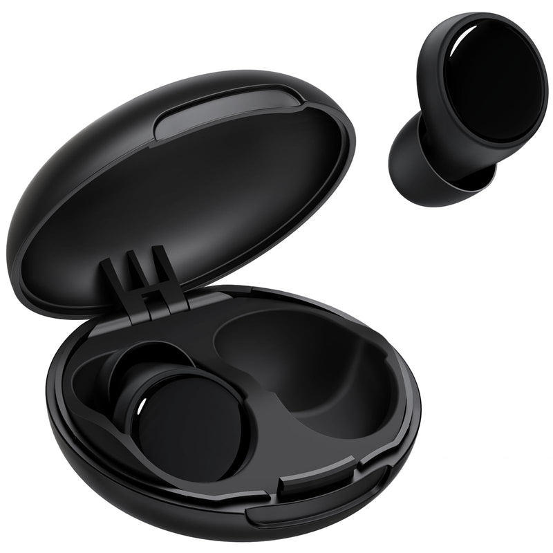 [Australia] - Ear Plugs for Sleeping 45dB Noise Cancelling Ear Plugs for Concerts, Focus, Travel, Work Silicone Hearing Protection Earplugs with 8 Tips (XS-L) Reusable Noise Reduction Ear Plug for Snoring Black 