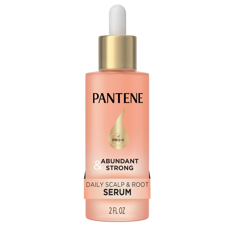 Pantene Abundant & Strong Daily Scalp Serum, Strengthens Scalp’s Hold on Roots, 2 oz