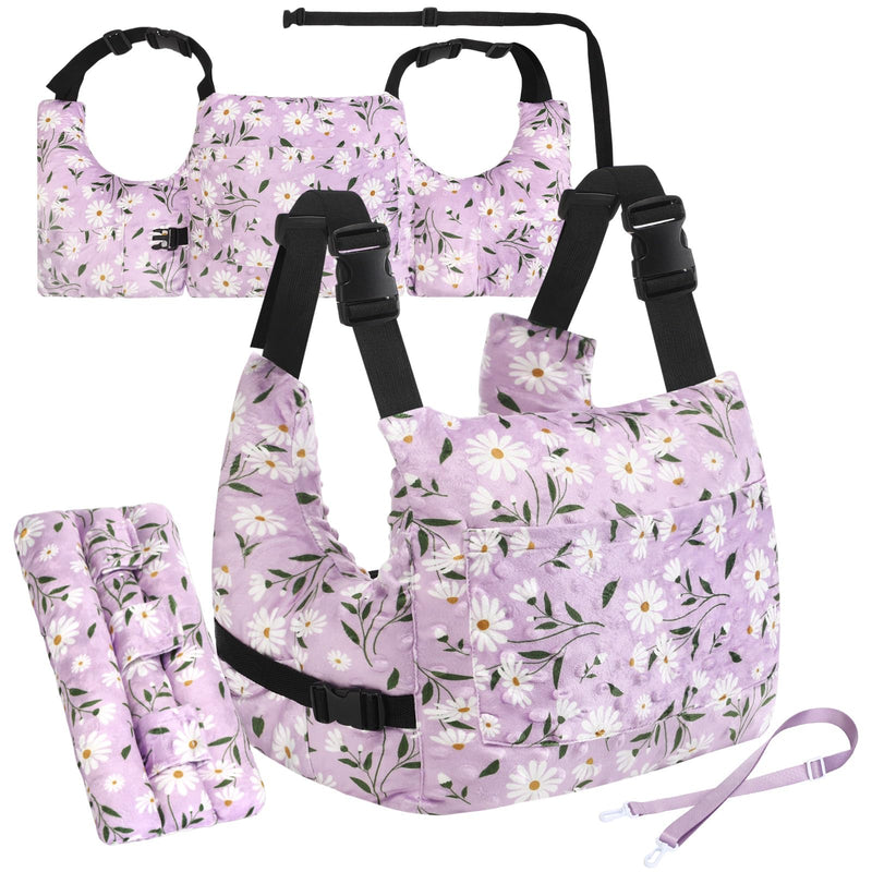 [Australia] - Post Mastectomy Pillow with Shower Lanyard Breast Surgery Pillow for Car Breast Reduction & Augmentation Patients Post Surgery Gift for Mastectomy Drain Holder Recovery Management 