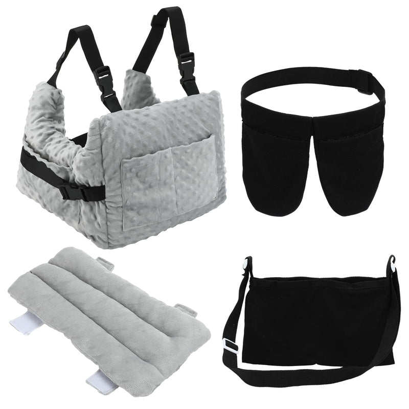 [Australia] - Post Mastectomy Pillow Seatbelt Pillow with Mastectomy Drain Holder Shower Bag for Breast Surgery Recovery Supplies Must Haves Breast Reduction Augmentation Patients Care Post Surgery Gifts 