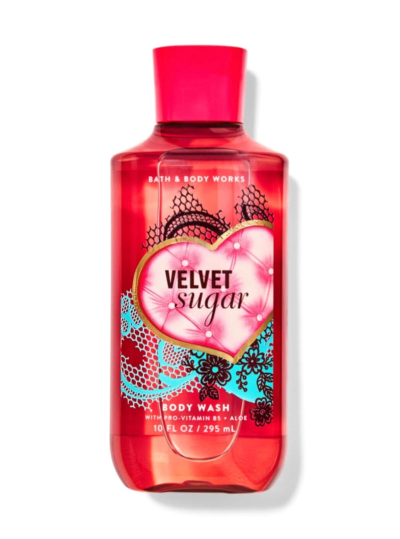 Bath and Body Works Body Wash Shower Gel Gift Set (10 Fl Oz (Pack of 1), Velvet Sugar) 10 Fl Oz (Pack of 1)
