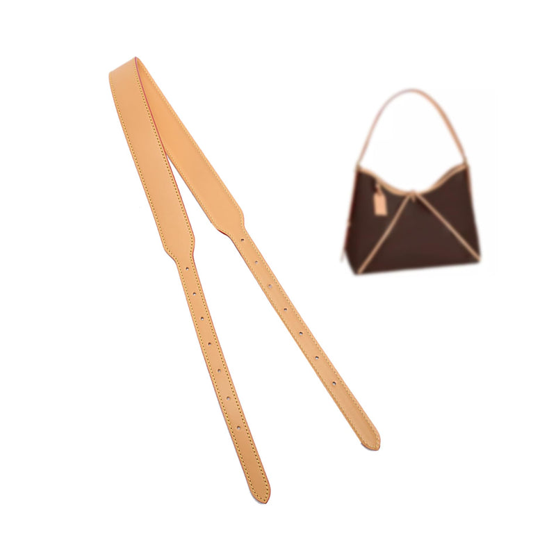Vachetta Leather Strap Purse Straps Replacement Crossbody Compatible with Lv Carryall Tote Bag,Vegetable Tanned Top Cowhide Leahter Bag Strap,Width1.38'',Length35.4-41.7'',Beeswax Beeswax 1.38"width*41.7"length