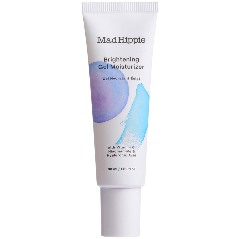 Mad Hippie Facial Moisturizer, Brightening Gel with Vitamin C, Niacinamide & Hyaluronic Acid – Oil-Free Moisturizer for Oily Skin, Acne-Prone Skin Care, 1.02 Fl Oz