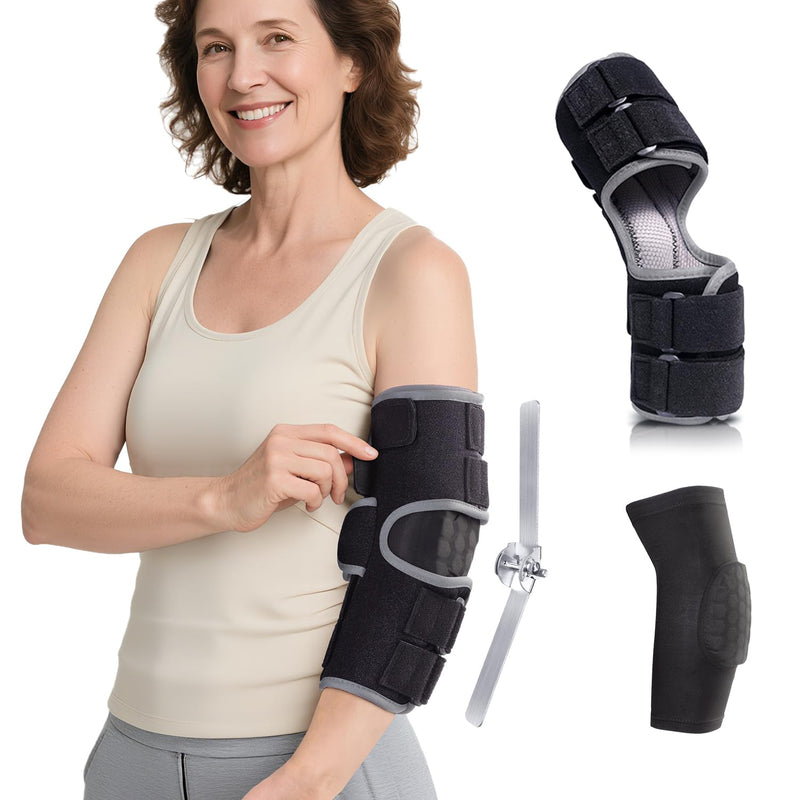 [Australia] - Cubital Tunnel Syndrome Elbow Brace Splint For Ulnar Nerve Entrapment Gray S 
