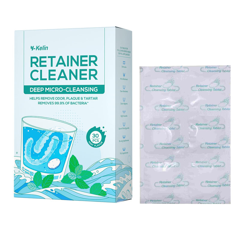 Retainer Cleaner Tablets for Cleaner Retainers and Dental Appliances