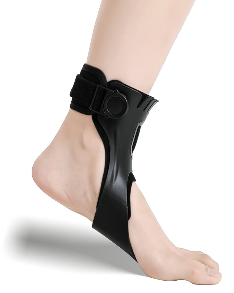 [Australia] - Professional AFO Drop Foot Brace for Men & Women, Foot Drop Brace Orthosis for Hemiplegia & Stroke Varus Foot Drop, Improve Walking Gait & Relieve Pain, Lightweight, Left/L Large 