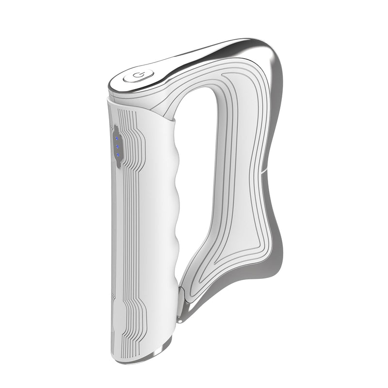 New Electric Fascia Knife Multifunctional Scraper Massage Tool,Muscle Scraper Tool, Fascia Massager,for Whole Body (White) White