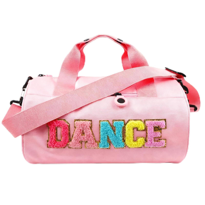 Dance Bag for Girls Kids Duffle Ballet Bag Women Birthday Gifts for Girls | Small Gym Duffle Bags Overnight Travel Bags Workout Duffel Bag,Waterproof Fabric,for Toddler Teen and Women,Girls Gift Pink L