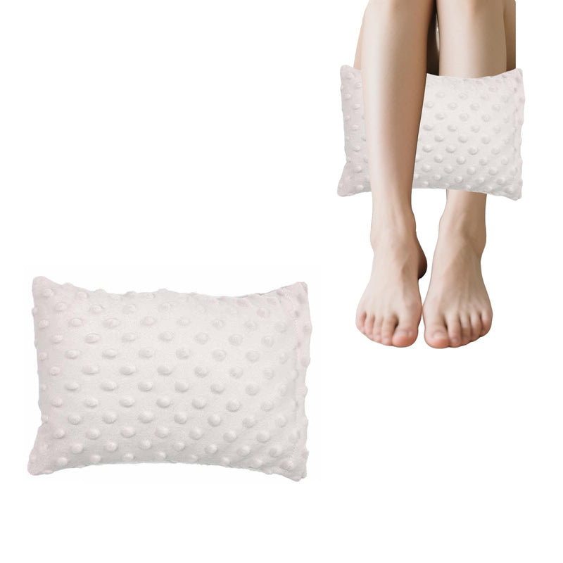 [Australia] - Small Soft Knee Pillow for Side Sleepers, 11" x 7.5" Hip Leg Support Pillows Joints Cushion Relief from Knees Sciatica Joints Back Pain After Surgery for Sleeping Gifts (Grey) Grey 