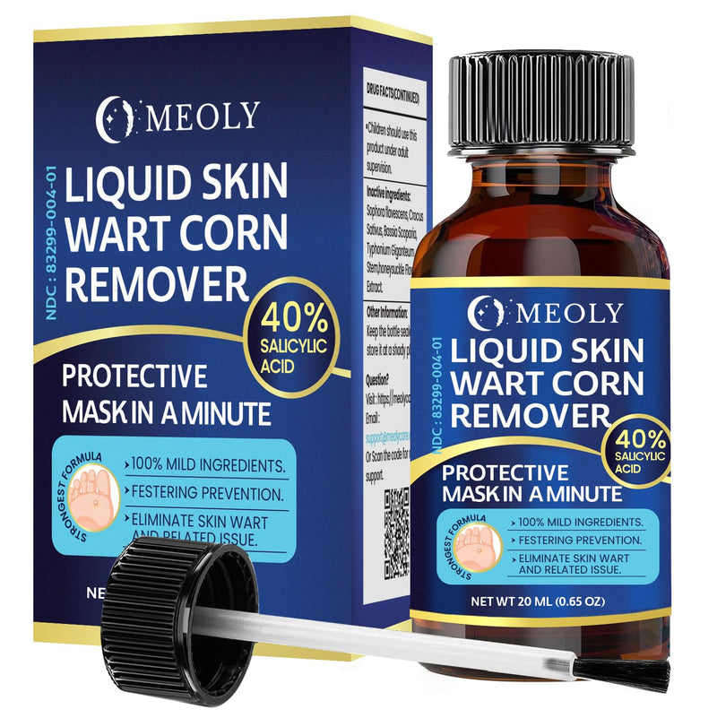 [Australia] - Fast-Acting Wart Remover: 40% Salicylic Acid Wart Remover Maximum Strength for Plantar Wart, Corn Men and Women 
