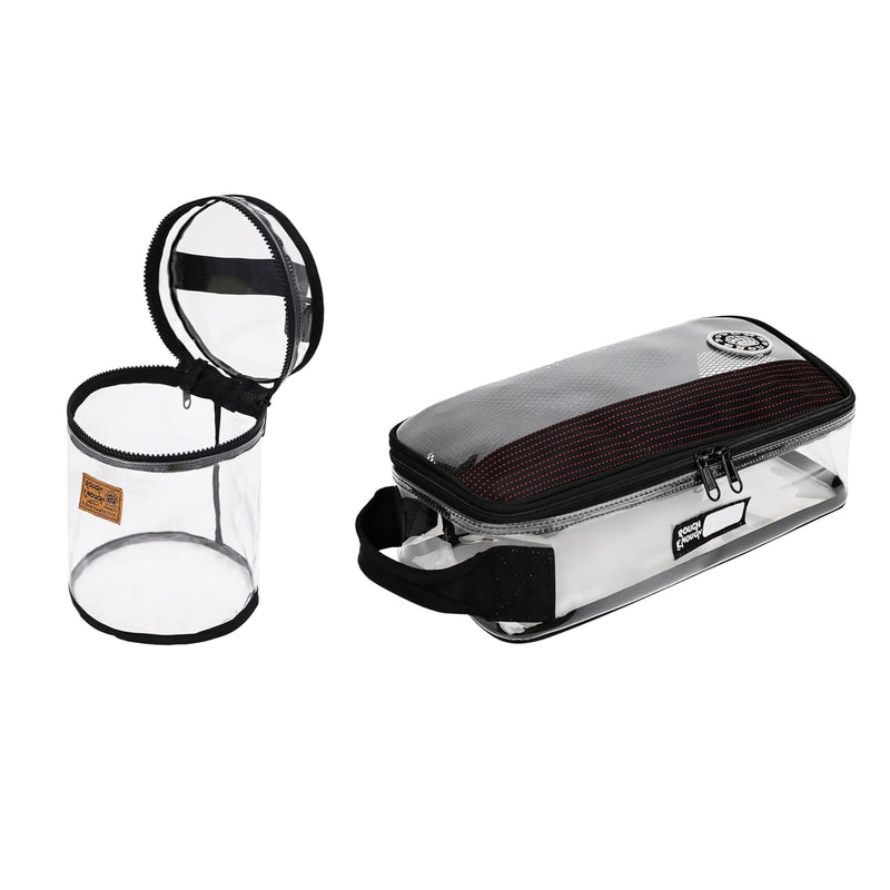 Rough Enough Clear Toiletry Bags for Women Men Traveling