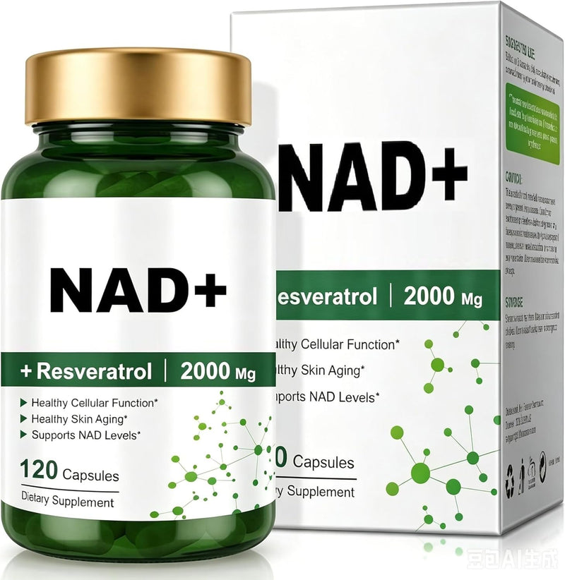 NAD+ Supplement 2000 mg Extra Strength for Women & Men-120p
