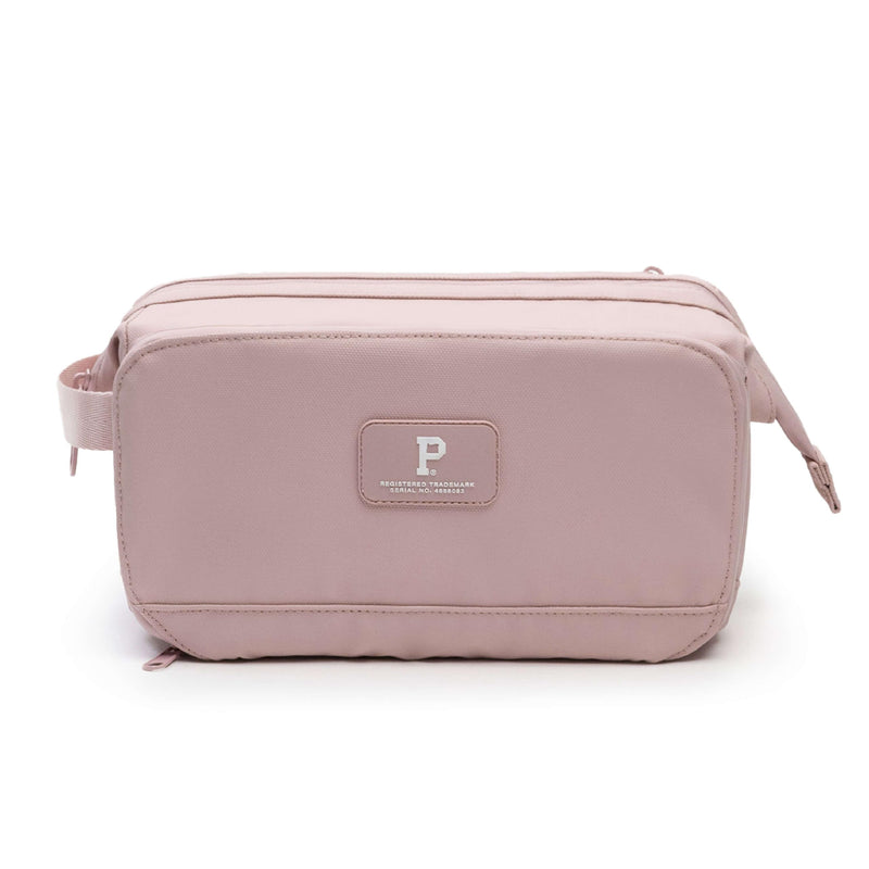 Cascade Dopp Kit, 5L, Blush | Weatherproof Dopp Kit Travel Organizer Bag, Wireframe Top For Easy Access, Interior Organization Pockets