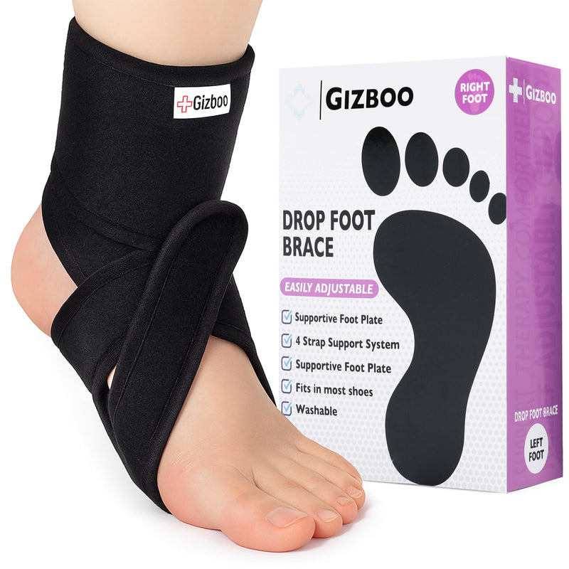 AFO Foot Drop Brace | Drop Foot Brace with Arch Support | Foot Drop Brace for Walkin & Stability | Plantar Fasciitis Relief for Men & Women (Right Foot) Right Foot
