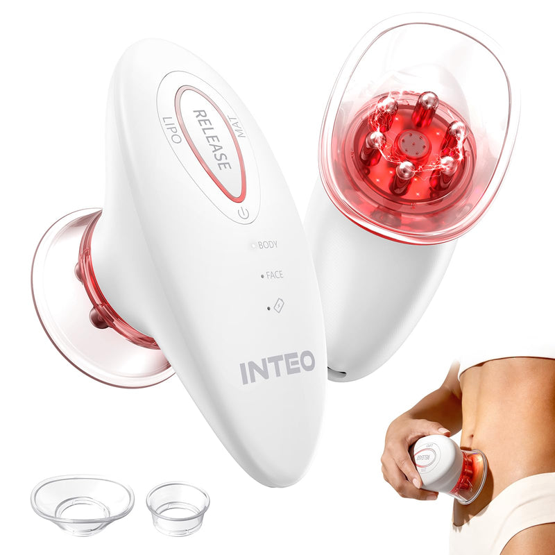 3 in 1 Face & Body Sculpting Machine 3 Level Adjustable Beauty Device for Body Contouring, Cellulite Massager Tool with Red Light Therapy for Home Spa or Self Care Suitable for Legs, Abdomen, Arms etc