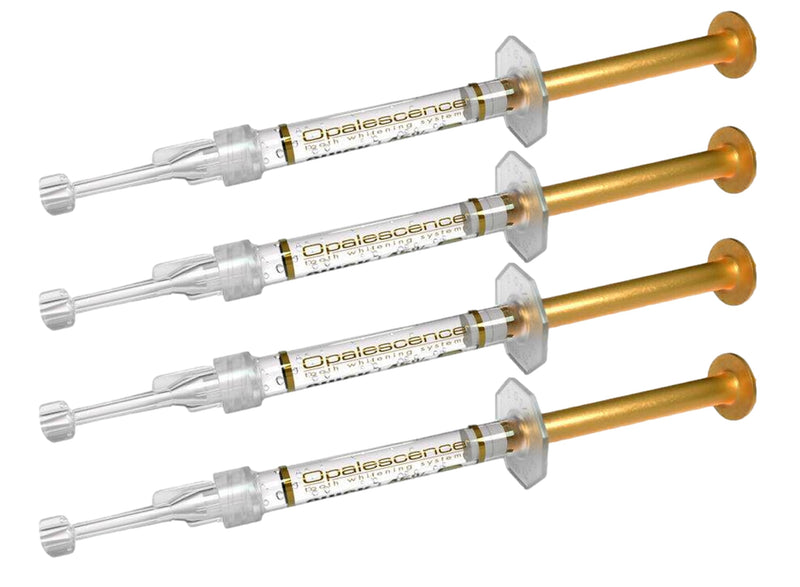 [Australia] - Opalescence 45% Syringes Teeth Whitening Gel - with PF - (4 Syringes) Refill Kit Carbamide Peroxide. w/Toothbrush, in Mint Flavor. Tooth Whitening 5359-2T 