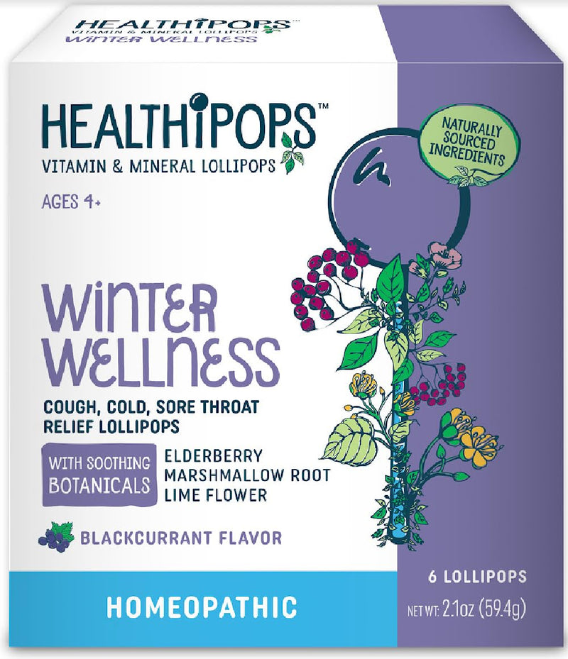 Healthipops Winter Wellness Vitamin Lollipops (6-Pack)