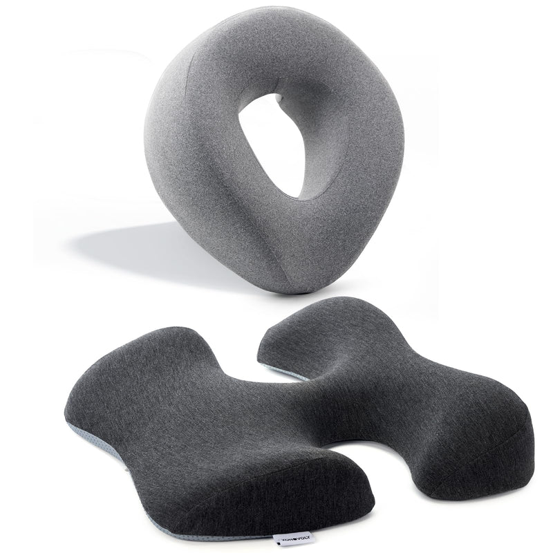 Light Gray Face Down Massage Pillow & Breast Pillow for Massage