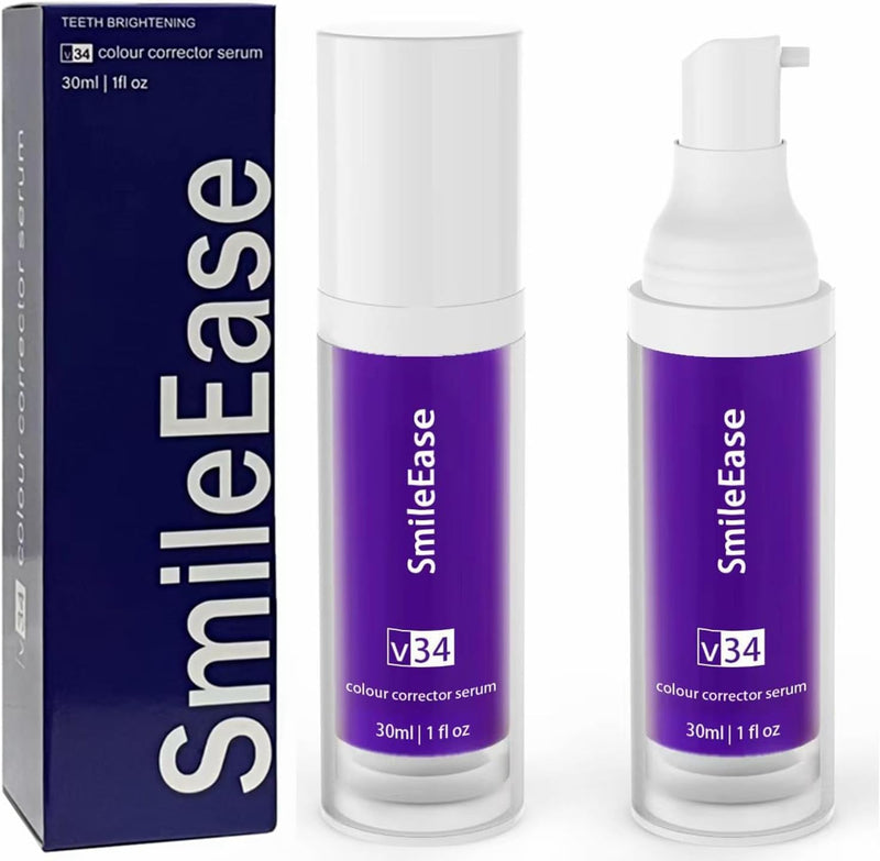 Purple Toothpaste for Teeth Whitening, Purple Whitening Toothpaste for Adults,Tooth Stain Remover Gel - Tooth Whitener Suitable for Smoking, Coffee, and Removing Dental Stone ﻿ ﻿ ﻿ (1 Fl Oz/30ml)