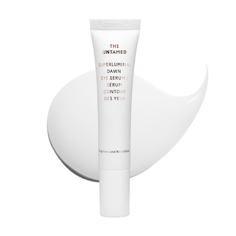Superluminal Dawn Eye Serum – Helps Refresh and Improve the Apperance of Under Eye Area –Brightening & Hydrating Skincare with Vitamin C, Poppy Flower & Cocoa Seed – 1 fl oz Cream