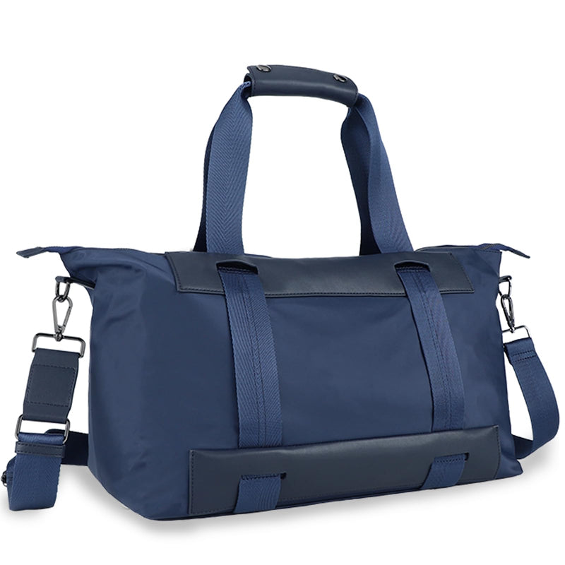 U+U Travel Duffle Bag, Waterproof Weekender Overnight Bags for Women, Carry on Overnight Weekend Bag with Padded Laptop Sleeve, Sport Gym Bags for Men (Dark Blue) Dark Blue