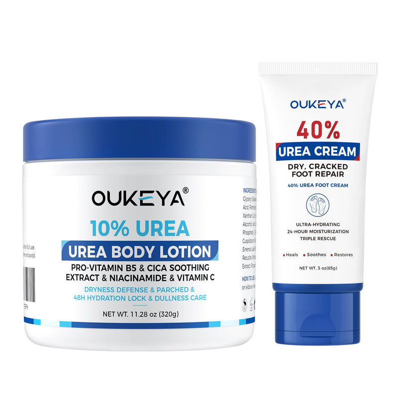 [Australia] - OUKEYA Urea Cream 40 Percent and 10% Urea Body Lotion 