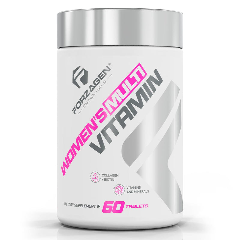 Forzagen Essentials Women's Multi Vitamin with Collagen and Biotin, Complete Vitamin and Mineral Supplement, 60 Tablets
