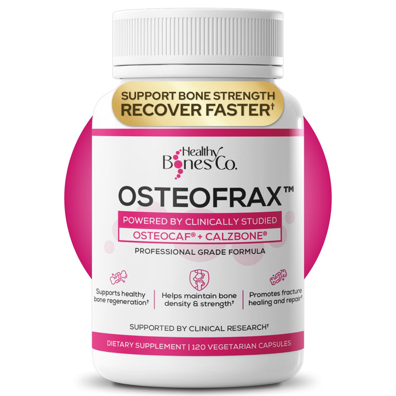 OsteoFrax™, Bone Health Supplements Women, Calcium D3 K2 | Bone Density Support With Cissus Quadrangularis And OsteoCaf®, Vitamin D3 & K2 MK-7, 4 Phase Formula For Wome