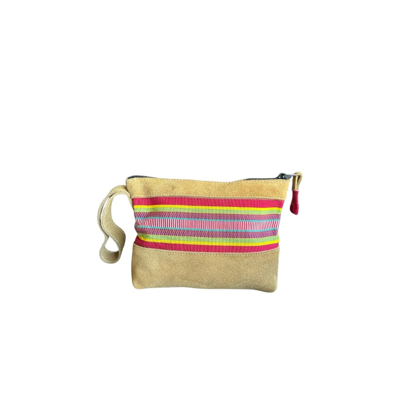 Handmade Makeup Pouches from Cajamarca, Peru – Boho Chic Cosmetic Bag with Zipper, for Purse Bag Organizer or Travel Essentials