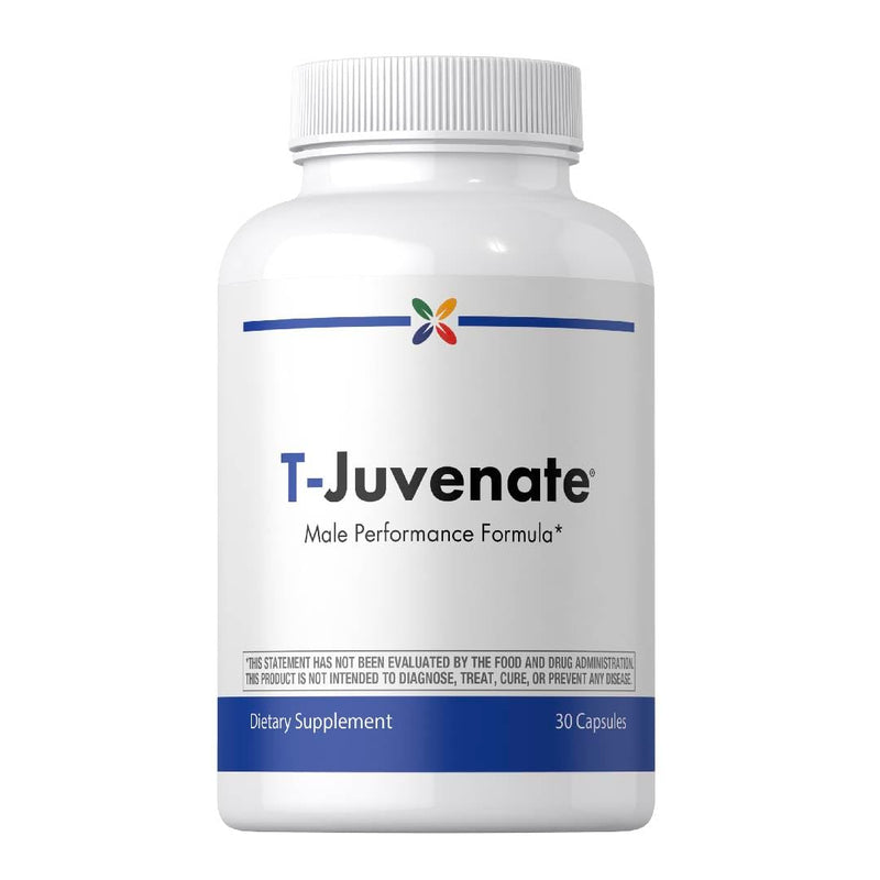 Stop Aging Now - T-Juvenate Complex Supplement for Men - with Tribulus Terrestris, Fenugreek Extract, & Maca Root - 30 Capsules