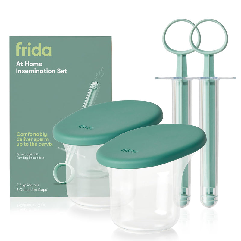Frida Fertility At-Home Insemination Kit, Developed with Specialists for Conception Support, Easy DIY Insemination for Minimal Sperm Waste & Family Planning, 2 Applicators & 2 Collection Cups